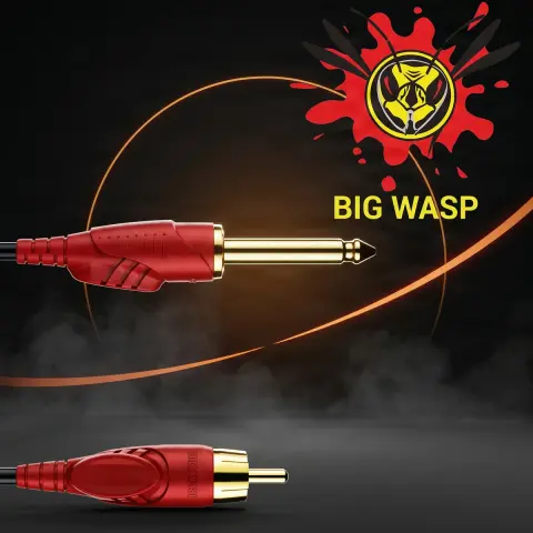 Clipcord Big Wasp RCA drept Rosu