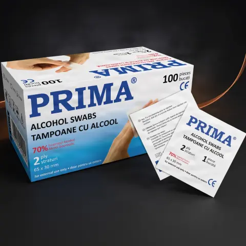 Servetele impregnate cu alcoolizopropilic 70% 10 bucati