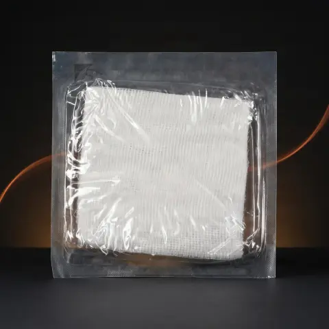 Comprese sterile bumbac 10cm x 10 cm, 50 bucati taiate pe plic