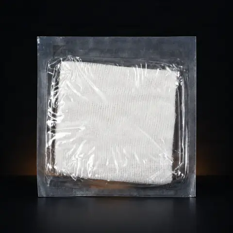 Comprese sterile bumbac 10cm x 10 cm, 50 bucati taiate pe plic