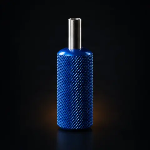 Maner de aluminium (grip) albastru 20 mm