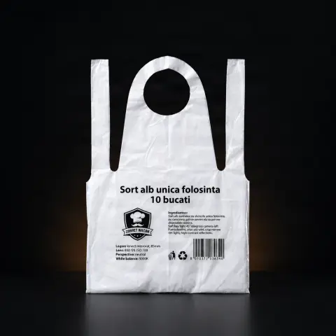 Sort alb unica folosinta 10 bucati