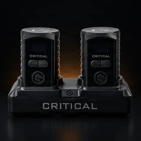 Statie incarcare (dock) pt 2 baterii externe Critical+ adaptor EU