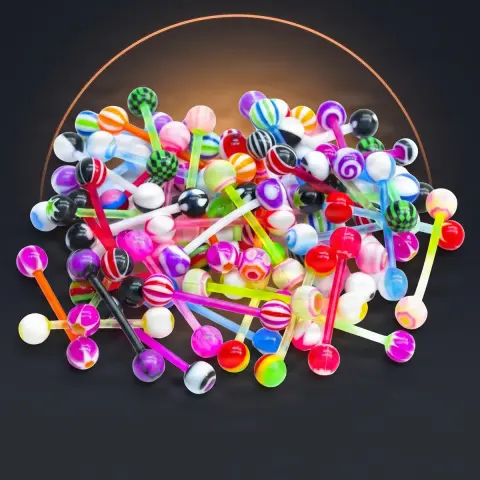 Pierce limba 100078 set 10 bucati amestecate