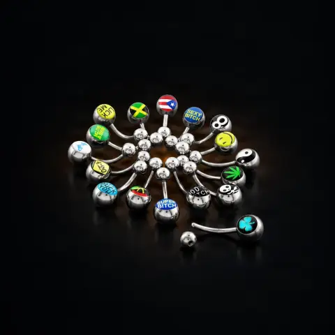 Pierce buric 100083 set 10 bucati amestecate