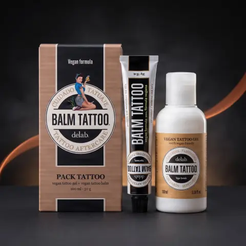Set Tattoo Balm Vegan Gel 100ml + Vegan Tattoo Balm 30g