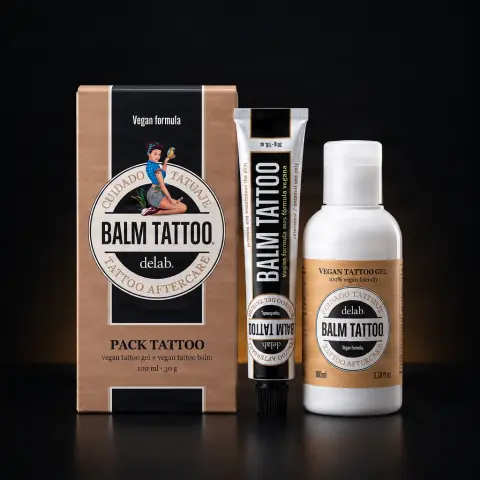Set Tattoo Balm Vegan Gel 100ml + Vegan Tattoo Balm 30g