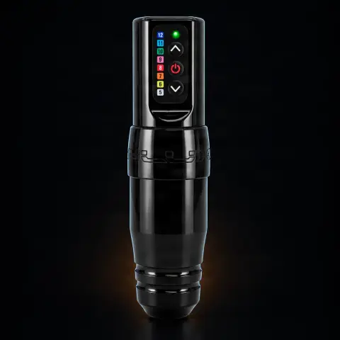 Masina de tatuat Spektra microbeau Flux S PMU cu 1 baterie -stroke 3.0mm Stealth