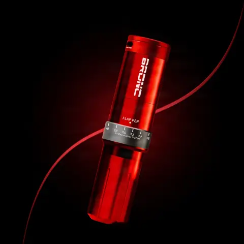 Masina de tatuat Hummingbird Pen Wireless V12 Ajustabil Rosu