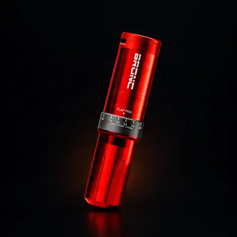 Masina de tatuat Hummingbird Pen Wireless V12 Ajustabil Rosu
