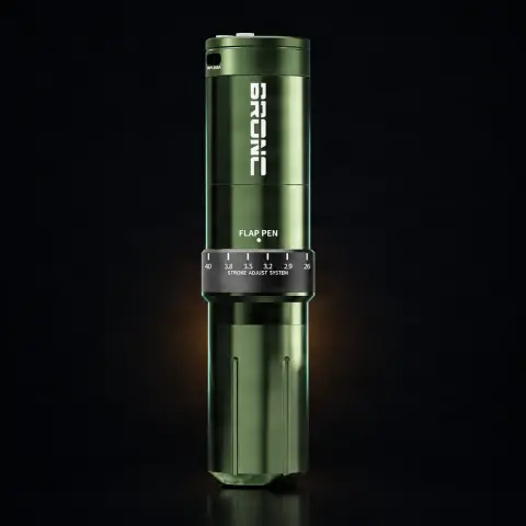 Masina de tatuat Hummingbird Pen Wireless V12 Ajustabil Verde Army