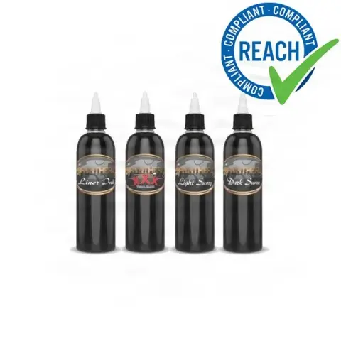 Set 4 tusuri Panthera Reach TRIBAL BLACK + LINER + LIGHT SUMI + DARK SUMI 150ml