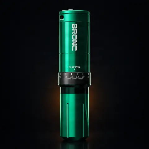 Masina de tatuat Hummingbird Pen Wireless V12 Ajustabil Verde