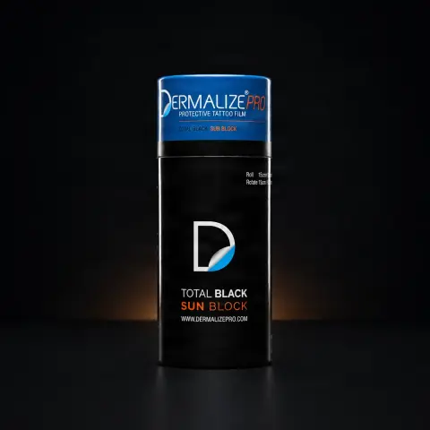 Dermalize Total Black Sun Block 15 cm X 10 m pansament pt infolierea tatuajului
