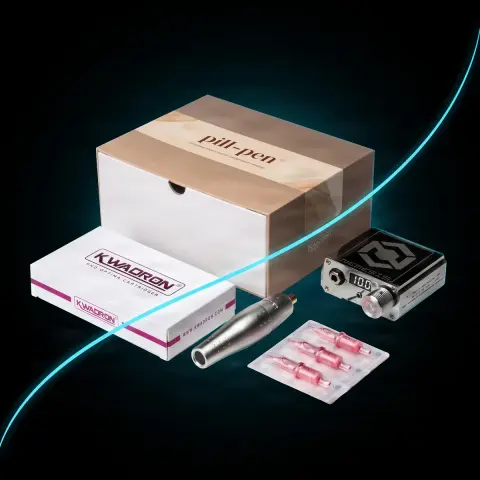 Kit masina de tatuat PMU PILLPEN + SURSA NEMESIS
