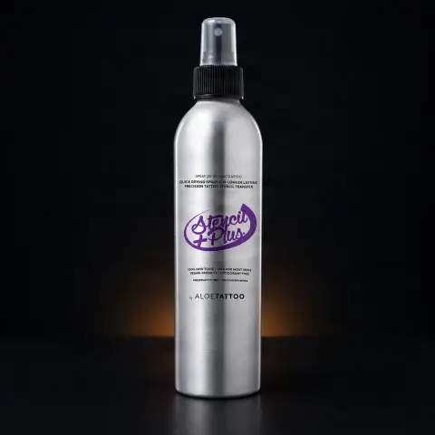 Stencil solutie de transfer Aloe Tattoo Plus Spray 100ml