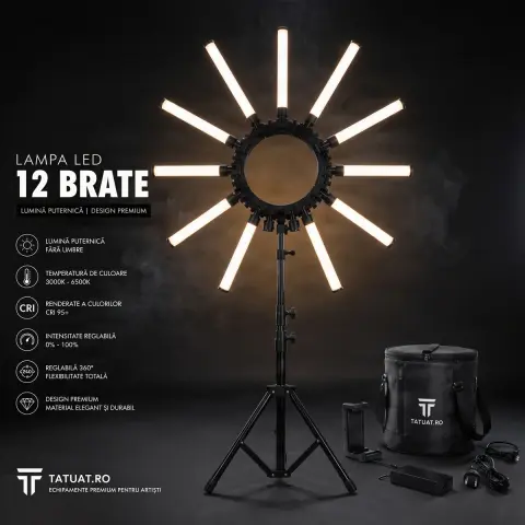 Lampa Led cu 12 Brate