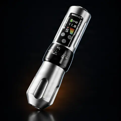 Masina de tatuat Hummingbird Pen Wireless Bronc X2 Gri