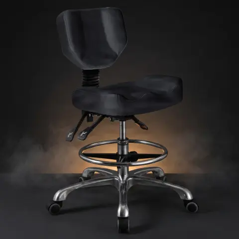 Scaun Tatuator Kwadron Brick Black