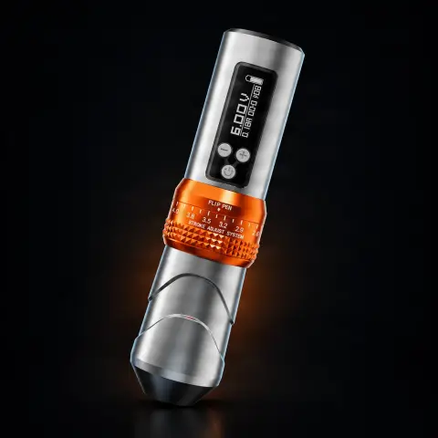 Masina de tatuat Hummingbird Pen Wireless Ajustabil Bronc X1 Gri