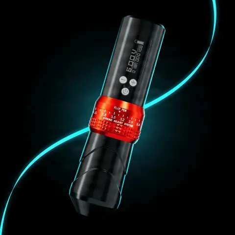 Masina de tatuat Hummingbird Pen Wireless Ajustabil Bronc X1 Negru