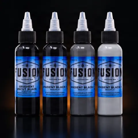 SET 4 TUSURI DESEN FUSION GRADIENT BLACK 30ML