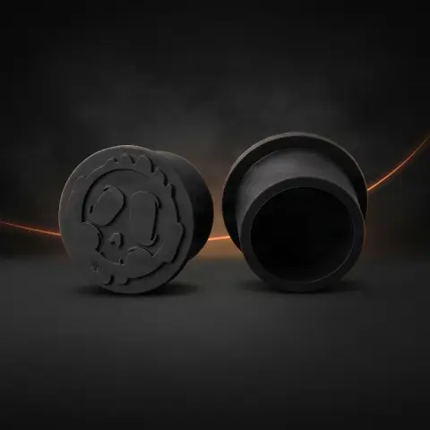 Set 50 capacele Killer Ink silicon negre 16mm