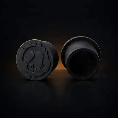 Set 50 capacele Killer Ink silicon negre 16mm