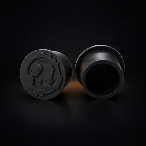 Set 250 capacele Killer Ink silicon negre 16mm