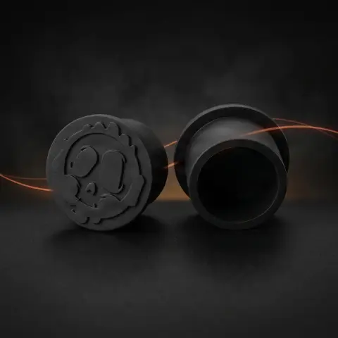 Set 50 capacele Killer Ink silicon negre 20mm