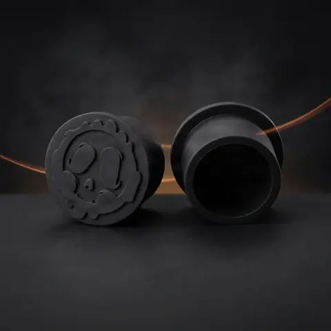 Set 250 capacele Killer Ink silicon negre 20mm