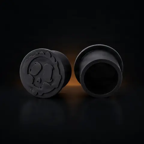 Set 50 capacele Killer Ink silicon negre 10mm