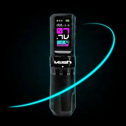 Masina de tatuat Wireless Stroke Ajustabil cu 1 baterie KUSH