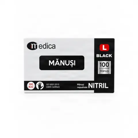 Manusi Medica nitril Negre L