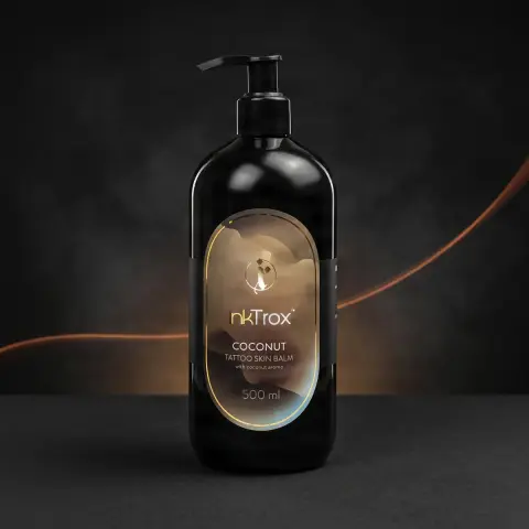 InkTrox Balsam pentru îngrijirea pielii tatuate cu aromă de cocos, 500 ml