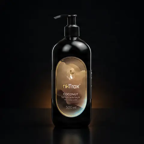 InkTrox Balsam pentru îngrijirea pielii tatuate cu aromă de cocos, 500 ml