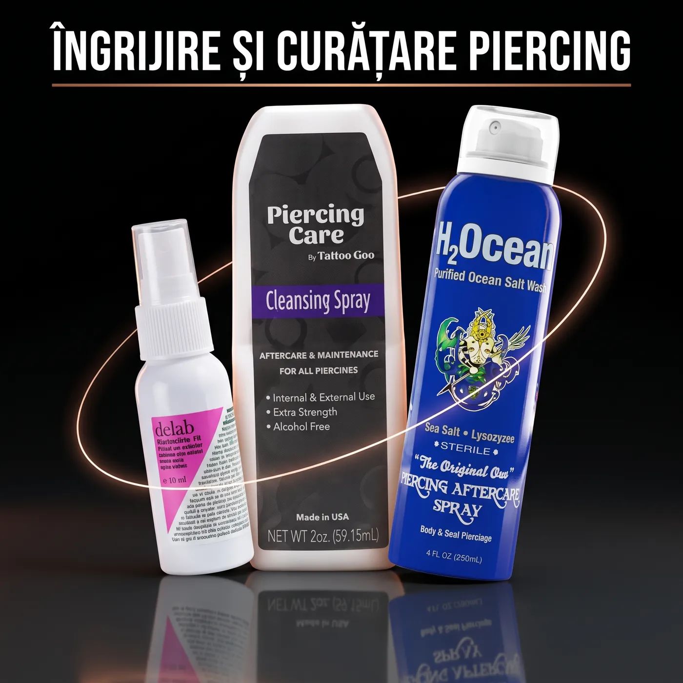 Ingrijire si curatare piercing