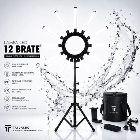 Lampa Led cu 12 Brate