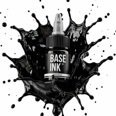 Base Ink Pure Black 15ml