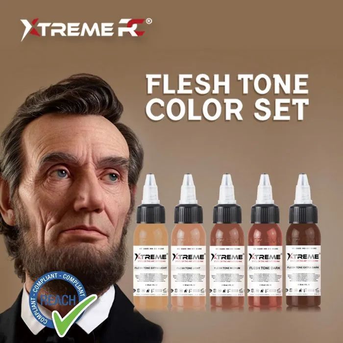 Xtreme Ink Flesh Tone Set 5x30ml