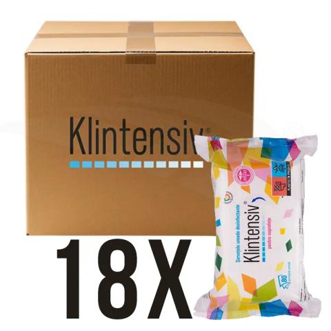 Klintensiv servetele dezinfectante pentru suprafete 80buc-BAX 18 buc