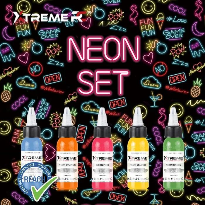 Xtreme Ink Neon Set 5x30ml