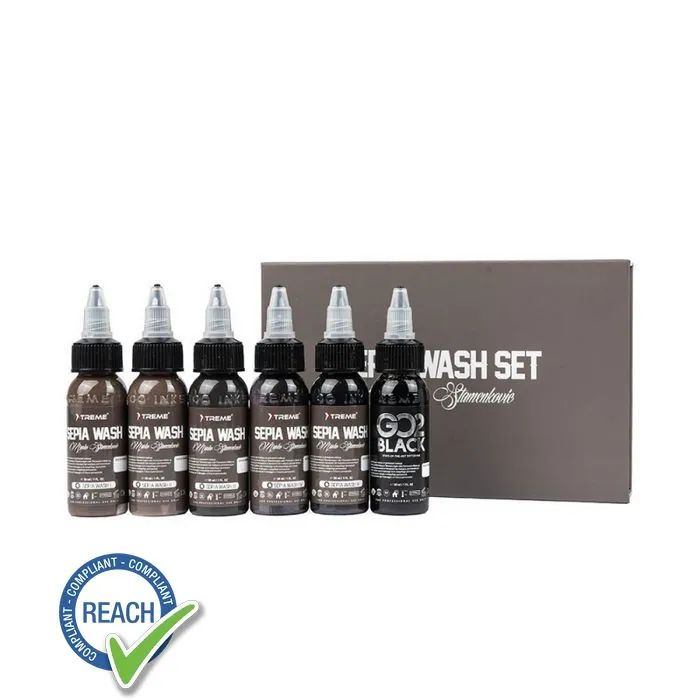 Xtreme Ink Sepia Wash Set Marko Stamenkovic 6x30ml