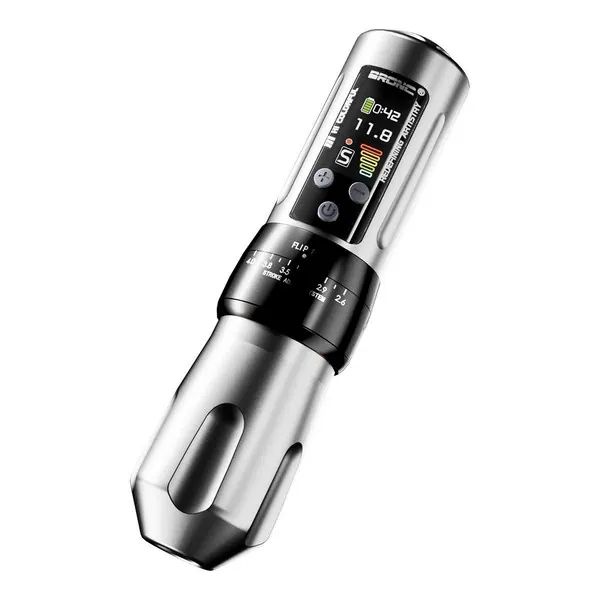 Masina de tatuat Hummingbird Pen Wireless Bronc X2 Gri