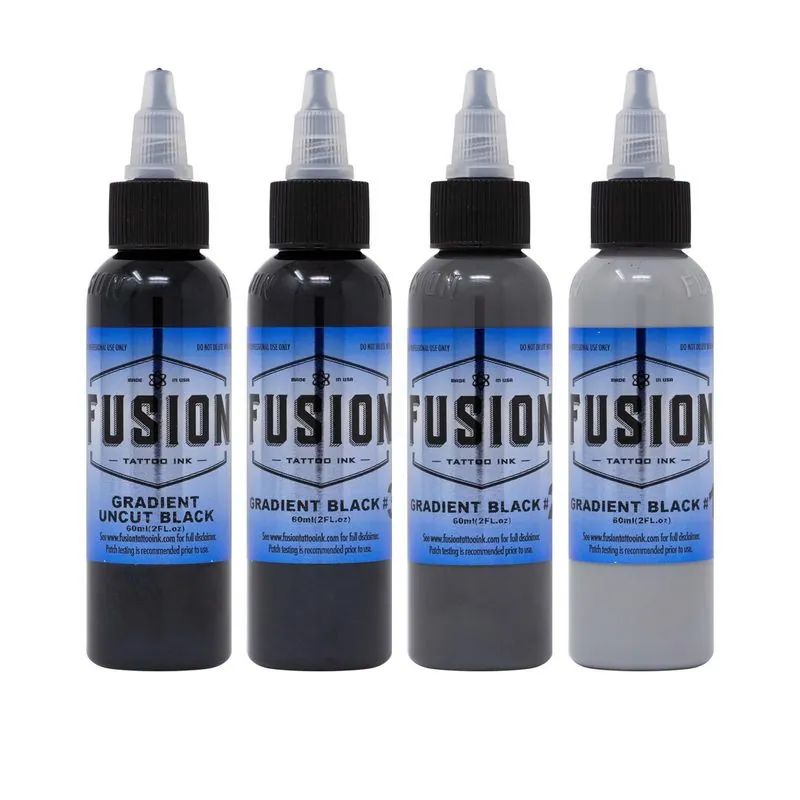 SET 4 TUSURI DESEN FUSION GRADIENT BLACK 30ML