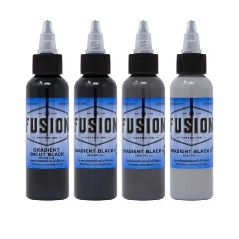 SET 4 TUSURI DESEN FUSION GRADIENT BLACK 30ML