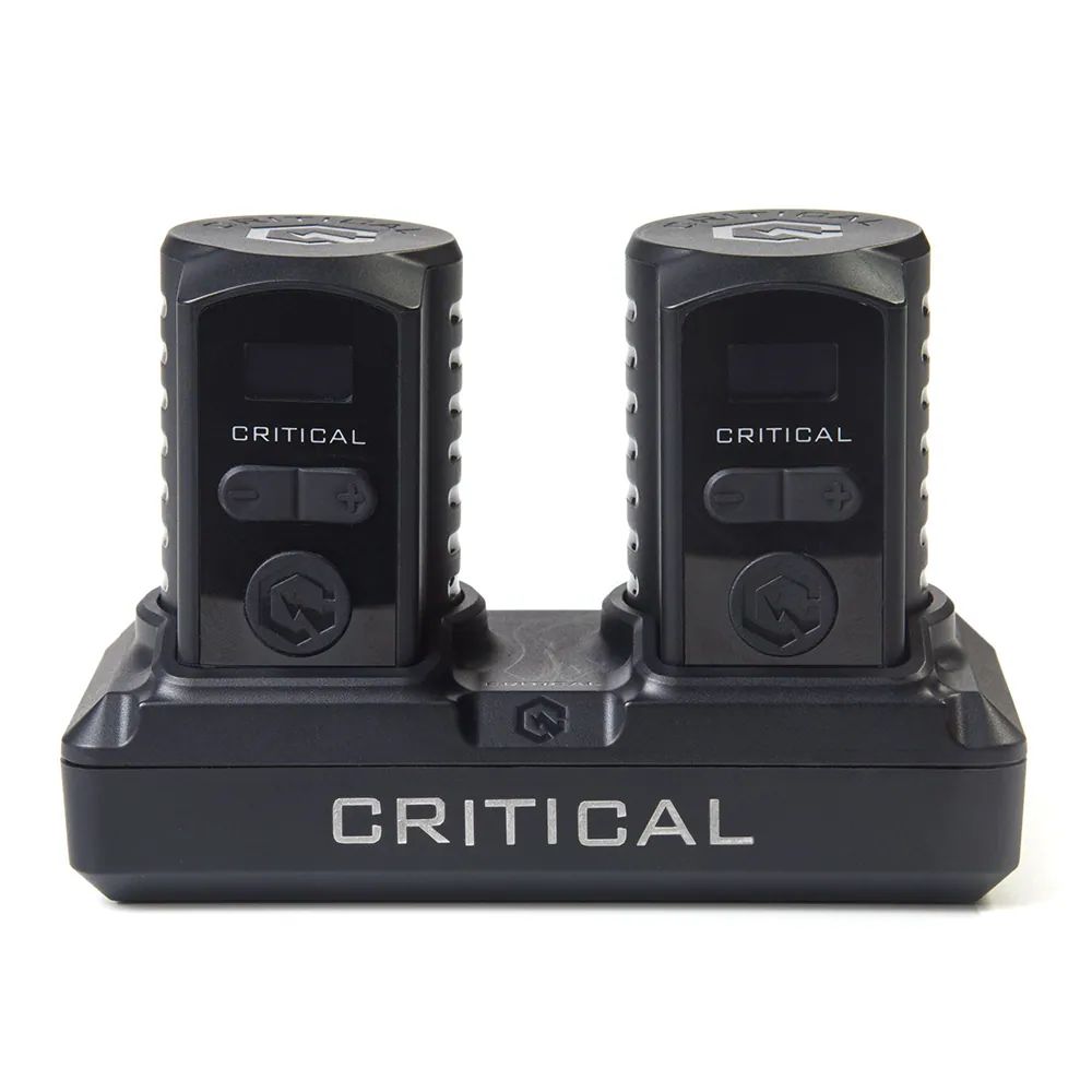 Statie incarcare (dock) pt 2 baterii externe Critical+ adaptor EU
