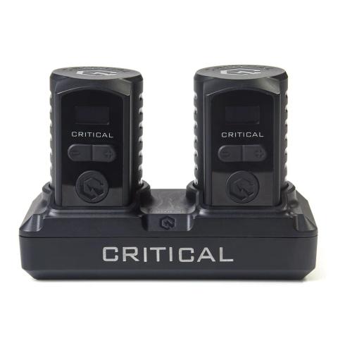 Statie incarcare (dock) pt 2 baterii externe Critical+ adaptor EU