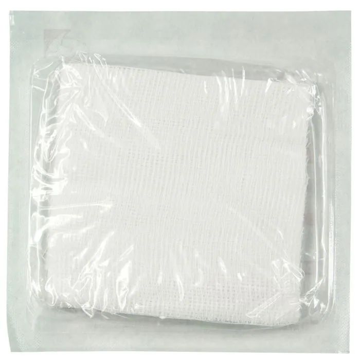 Comprese sterile bumbac 10cm x 10 cm, 50 bucati taiate pe plic