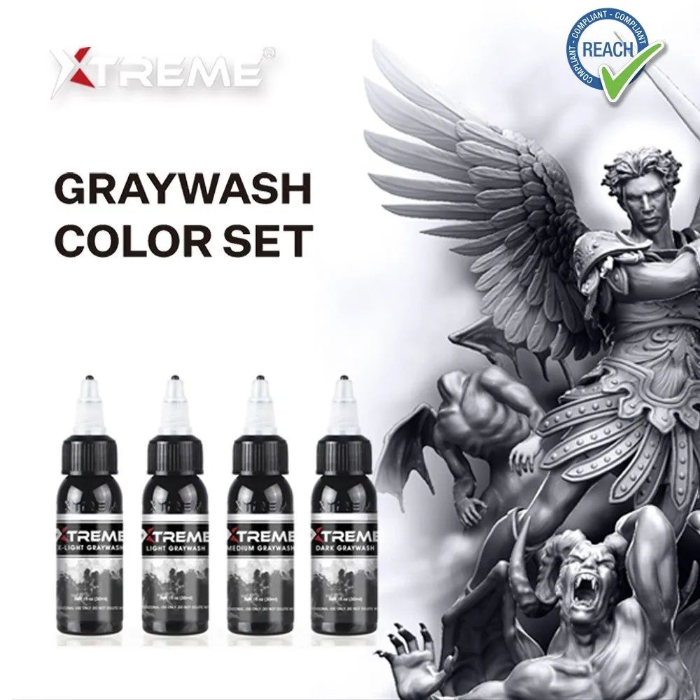 Xtreme Ink Graywash Set 4x30ml